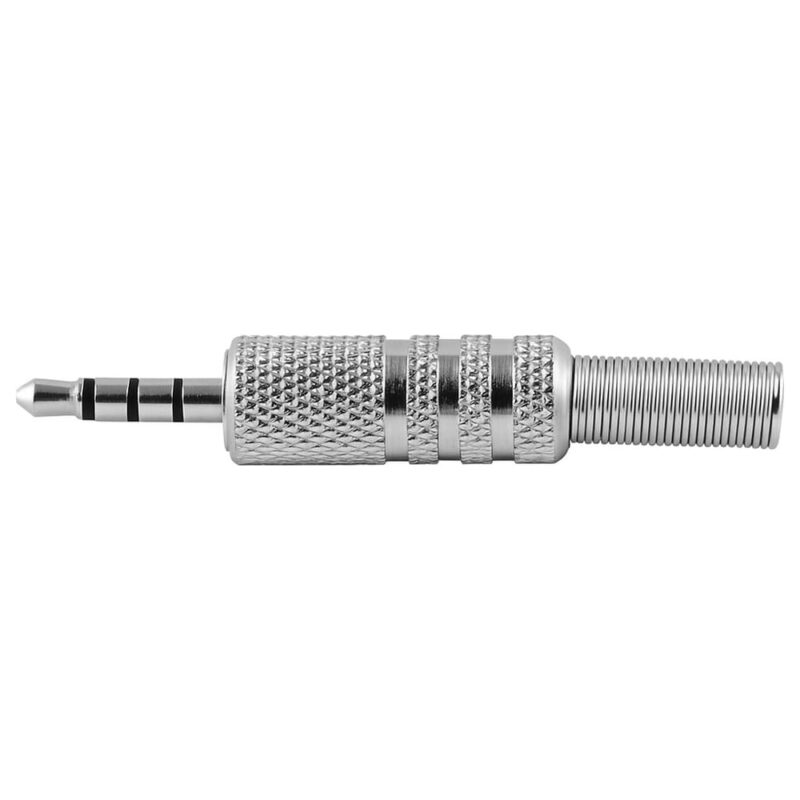 Wtyk jack 3,5 mm czteropolowy metalowy LAMEX LX1014
