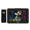 Bezprzewodowa stacja pogodowa LAMEX LTC STP07 czarna z kolorowym wyswietlaczem LCD