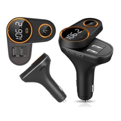 Transmiter FM LTC Bluetooth 2xUSB 4.8A