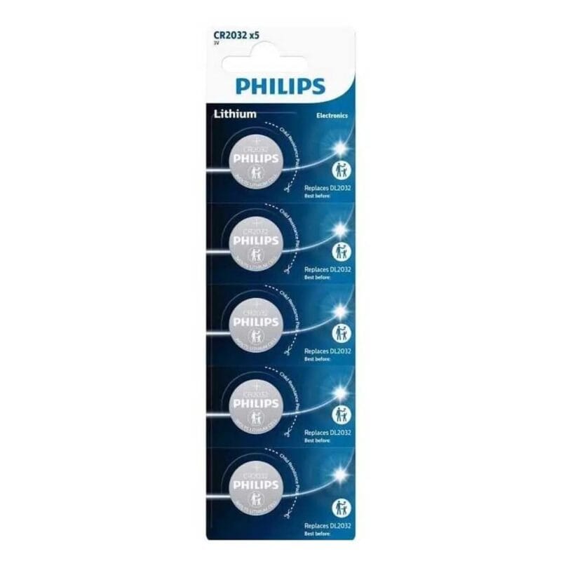 Bateria litowa PHILIPS CR2032 3V blister 5 szt.