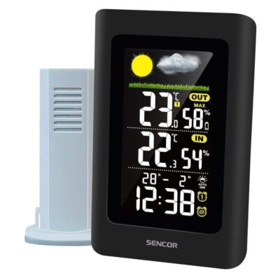 SENCOR SWS4270 bezprzewodowa stacja pogodowa z kolorowym LCD i czujnikiem zewnetrznym 433 MHz