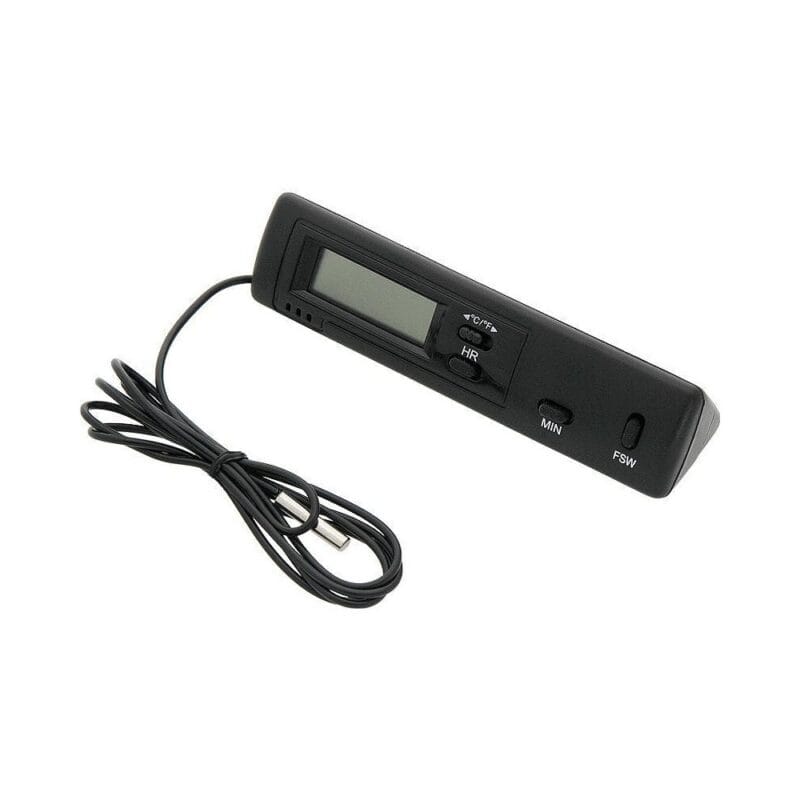 Termometr samochodowy LCD - wewnętrzny/zewnętrzny z czujnikiem - 50-305 - BLOW