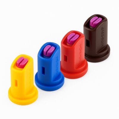 Rozpylacz dwustrumieniowy polimerowy AGROPLAST 6MS03P2 rozmiar ISO 03 niebieski