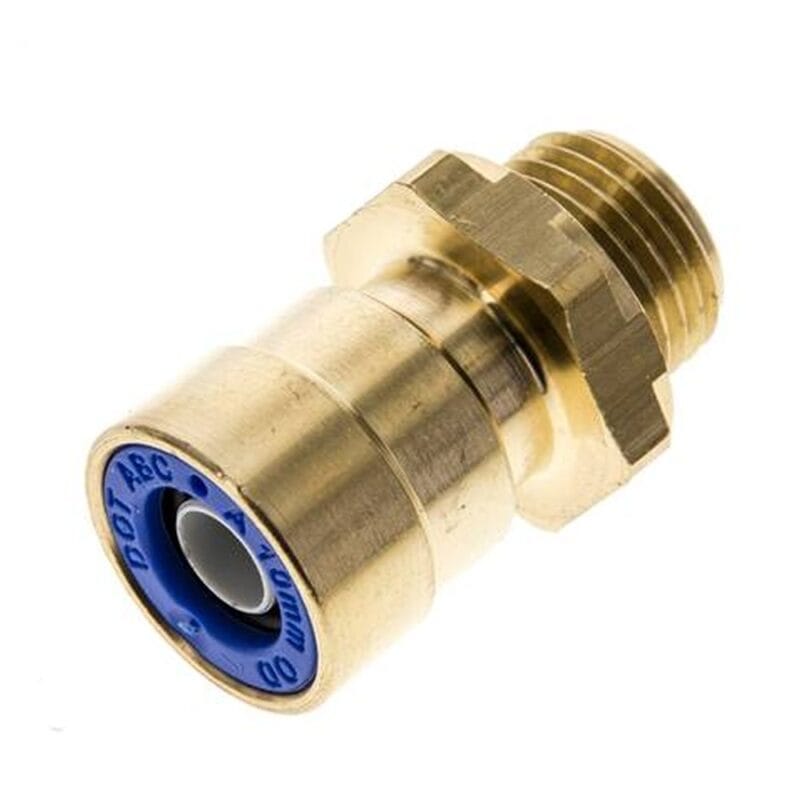 Szybkozłącze wtykowe proste Raufoss ABC do przewodu Tekalan 10x1 mm, gwint M16x1,5