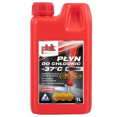 Plyn chlodniczy PLAK Autorad G12+ czerwony 1L