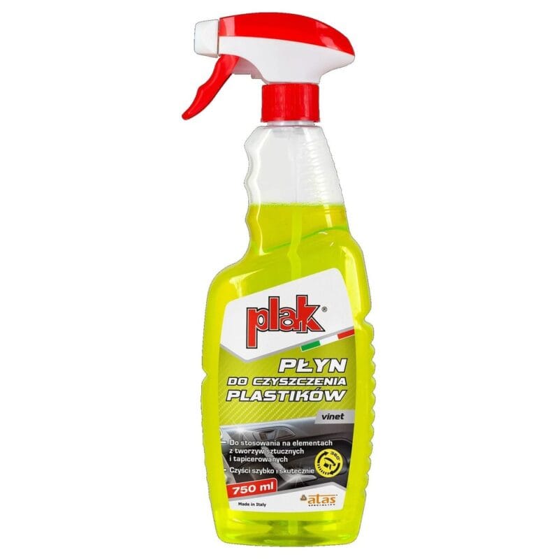 Preparat do czyszczenia plastikow PLAK VINET 750ml atomizer ATAS