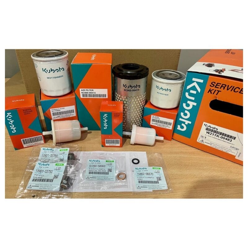 Zestaw serwisowy - filtry i uszczelki - W21TK00483 - KUBOTA