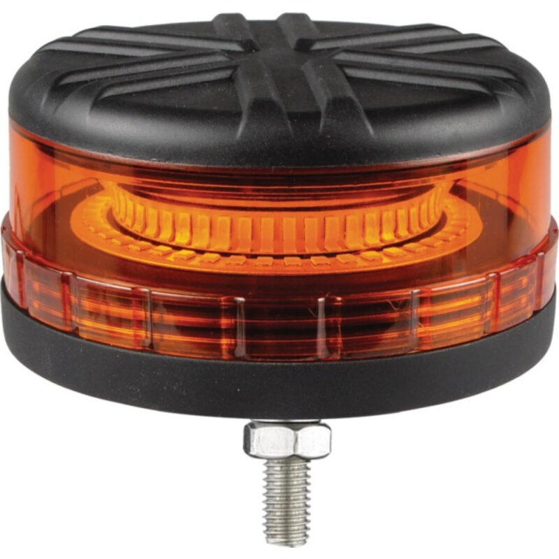 Lampa ostrzegawcza LED - budowlana na płaskiej podstawie 12/24 V 45 LED - 1207151 - TECHNI-POWER