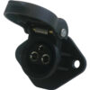 Złącze 3-pinowe - gniazdo żeńskie 2 otwory 25 A 6–24 V - 1250014 - TECHNI-POWER