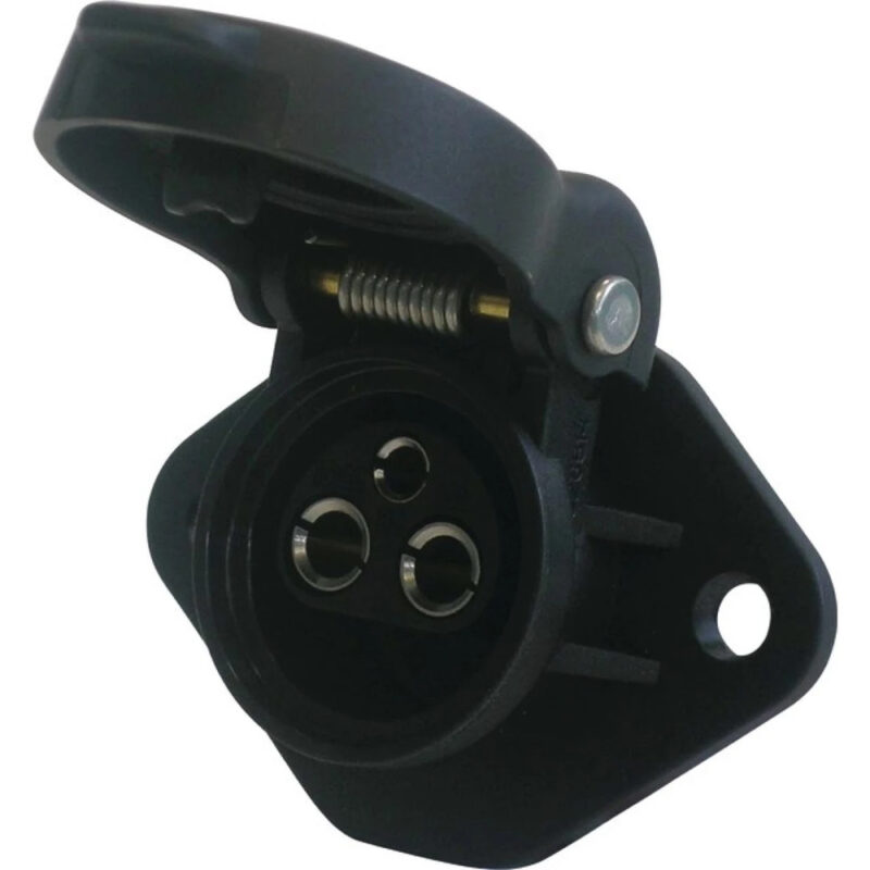 Złącze 3-pinowe - gniazdo żeńskie 2 otwory 25 A 6–24 V - 1250014 - TECHNI-POWER