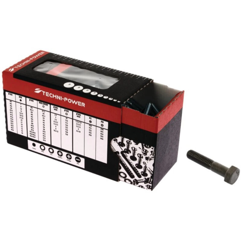 Śruba z łbem sześciokątnym - M12×70 mm 10.9 gwint częściowy - 1717263 - TECHNI-POWER