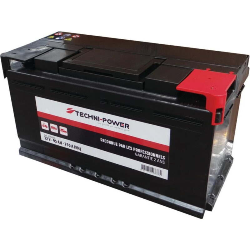 Akumulator rozruchowy - 12V 95Ah 750A EN L5 prawy+ - 206888 - TECHNI-POWER