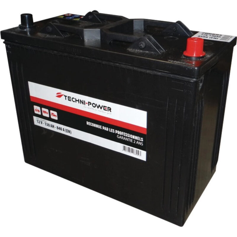 Akumulator rozruchowy - 12V 130Ah 840A EN H13 prawy+ - 206894 - TECHNI-POWER