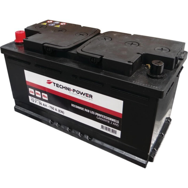 Akumulator rozruchowy - 12V 95Ah 750A EN L5 lewy+ - 208544 - TECHNI-POWER