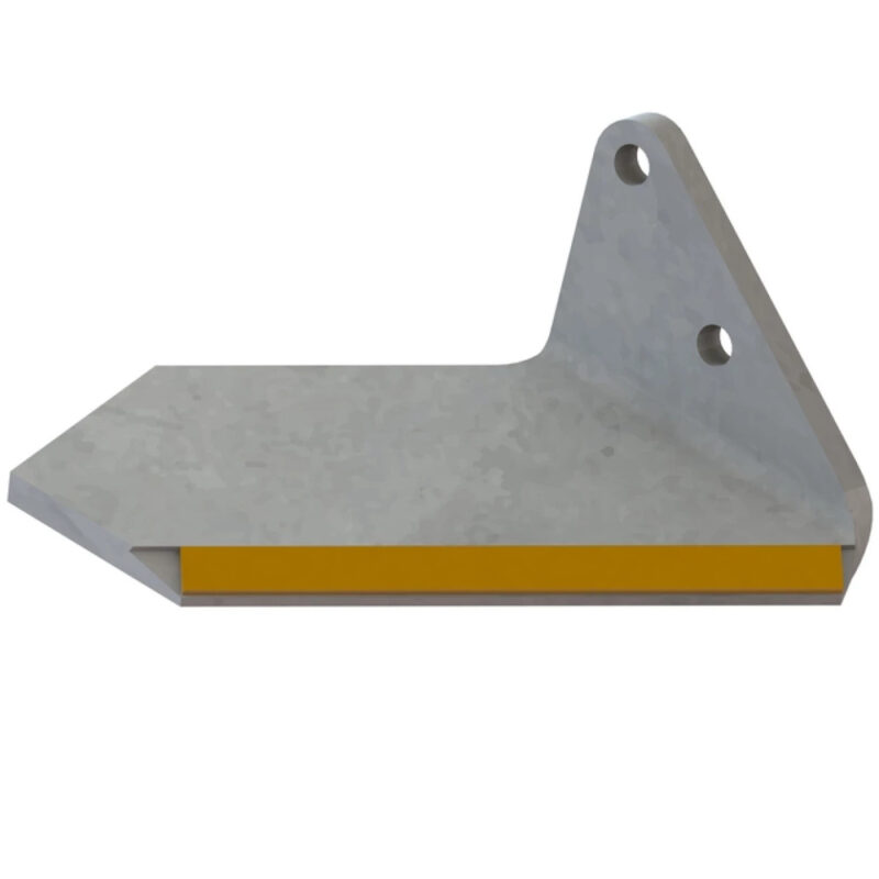 Lemiesz skrzydełkowy kultywatora - 200×100×12 mm prawy - 209371 - AGRI-POWER