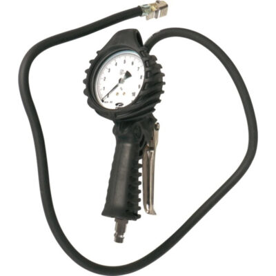 Rękojeść do pompowania z manometrem - Ø80 mm 0–10 bar wąż 1 m - 231509 - PRODIF