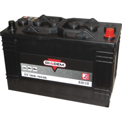 Akumulator rozruchowy - 12V 120Ah 750A EN prawy+ 345×175×230 typ B0 - 237475 - DIADEM
