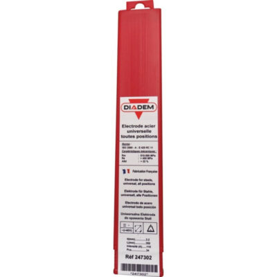 ELEKTRODA RUTYLOWA STAL Ø 3,2 OPAK. 34 SZT. DIADEM