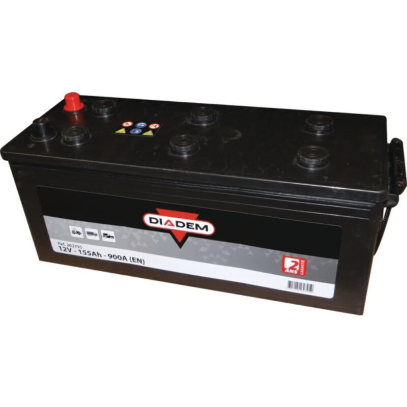 Akumulator rozruchowy - 12V 155Ah 900A EN lewy+ na szerokości 513×189×220 - 262795 - DIADEM