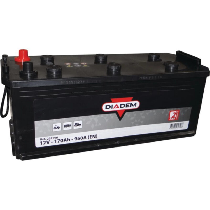 Akumulator rozruchowy - 12V 170Ah 950A EN lewy+ na szerokości 514×218×210 typ B3 - 262796 - DIADEM