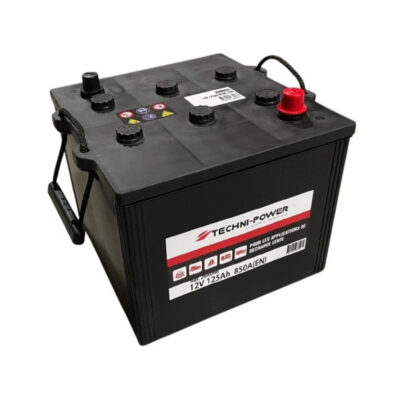 Akumulator kwasowo-ołowiowy - rozruchowy 12V 125Ah 850A EN NATO 6TNB - 268096 - TECHNI-POWER