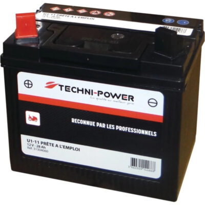 Akumulator rozruchowy mokry bezobsługowy - 12V 28Ah 300A EN lewy+ - 31304060 - TECHNI-POWER