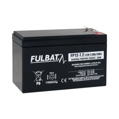 Akumulator żelowy - CP7-12 12V 7,2Ah lewy+ Faston - 31305058F - FULBAT