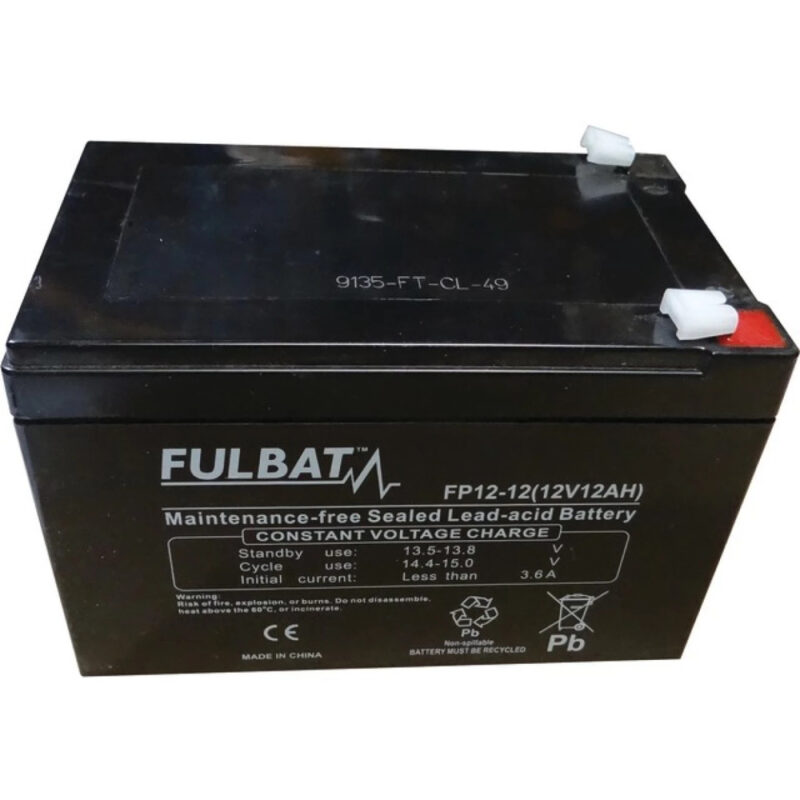 Akumulator żelowy - 12V 12Ah lewy+ - 31305059 - TECHNI-POWER