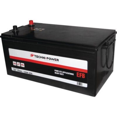 Akumulator rozruchowy EFB - 12V 235Ah 1250A EN M16 lewy+ na szerokości - 31307027 - TECHNI-POWER