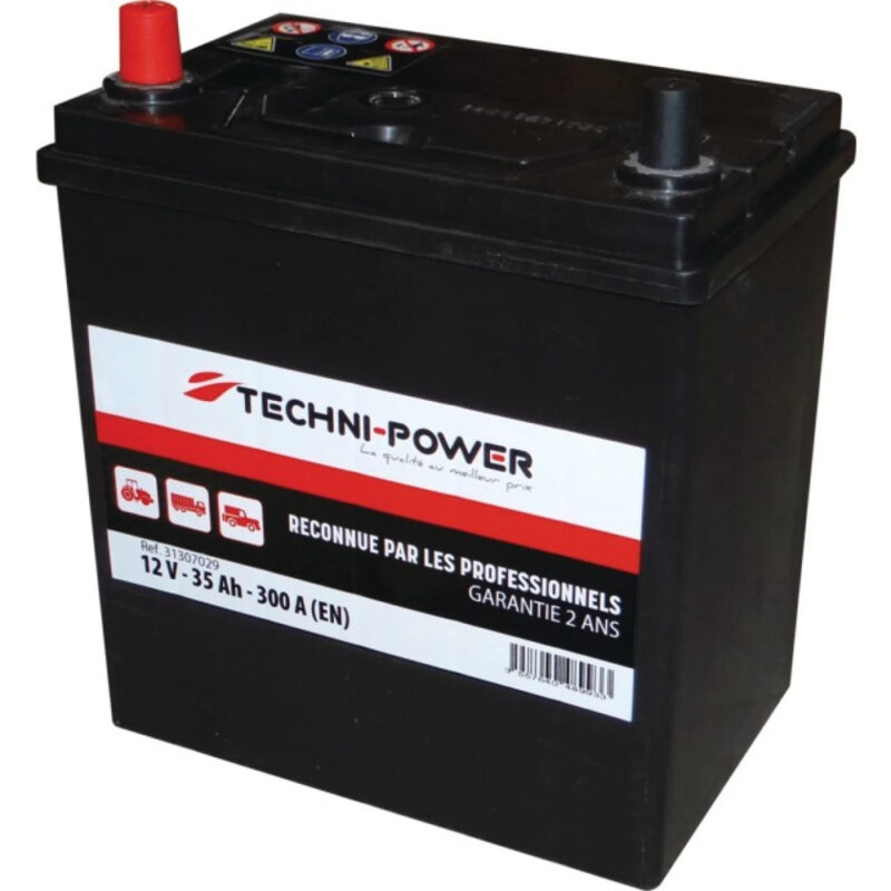 Akumulator rozruchowy - 12V 35Ah 300A EN NS40 lewy+ - 31307029 - TECHNI-POWER