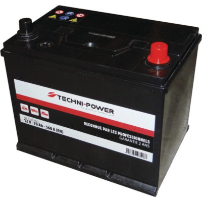 Akumulator rozruchowy - 12V 70Ah 560A EN M10 prawy+ - 31307032 - TECHNI-POWER