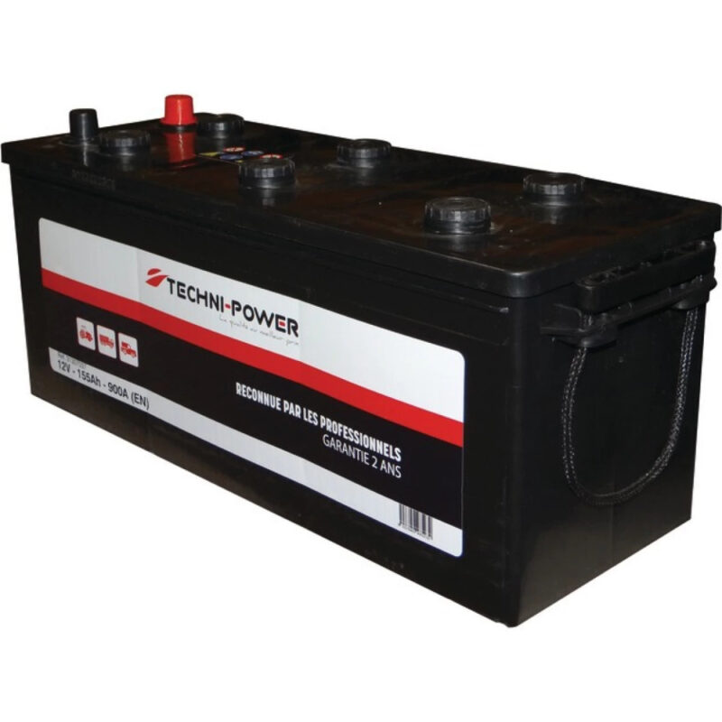 Akumulator rozruchowy - 12V 155Ah 900A EN B14 lewy+ na szerokości - 31307037 - TECHNI-POWER