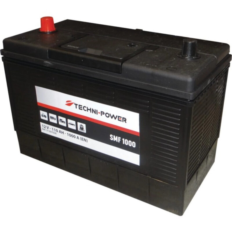 Akumulator kwasowo-ołowiowy - rozruchowy 12V 110Ah 1000A EN SMF1000 - 31307038 - TECHNI-POWER