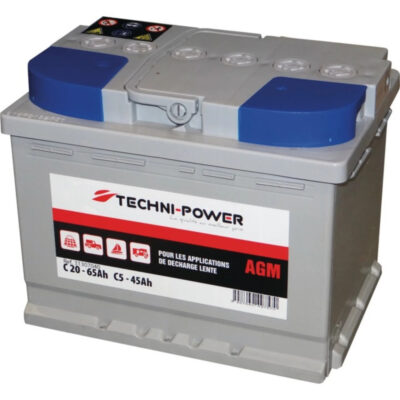 Akumulator AGM - wolnoładowalny 12V 60Ah L2 prawy+ - 31307040 - TECHNI-POWER