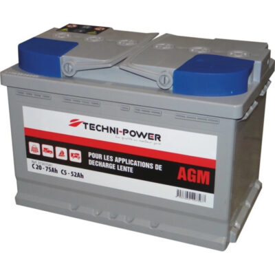 Akumulator AGM - wolnoładowalny 12V 70Ah L3 prawy+ - 31307041 - TECHNI-POWER