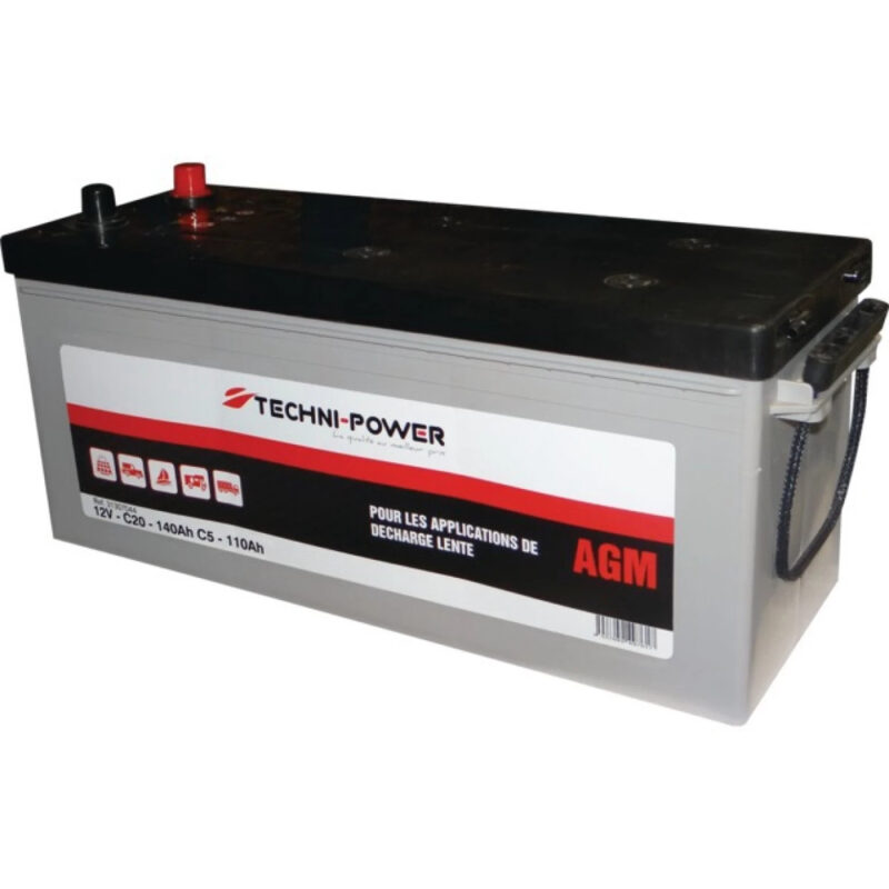 Akumulator AGM - wolnoładowalny 12V 135Ah B14 lewy+ - 31307044 - TECHNI-POWER