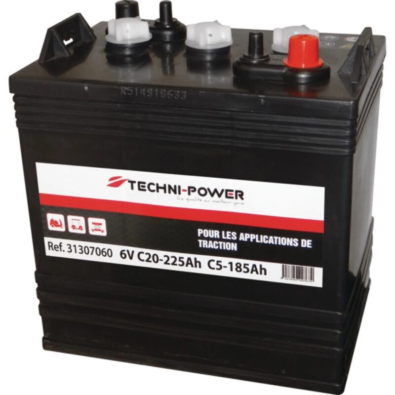 Akumulator kwasowo-ołowiowy - trakcyjny 6V 225Ah GC2 - 31307060 - TECHNI-POWER