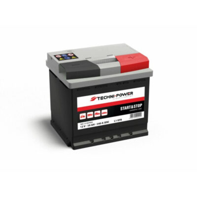 Akumulator rozruchowy EFB - 12V 50Ah 540A EN L1 prawy+ - 31307092 - TECHNI-POWER