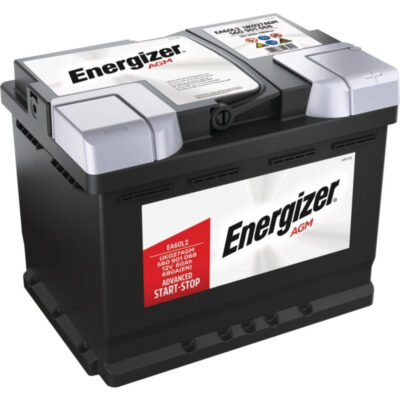 Akumulator rozruchowy AGM - 12V 60Ah 680A EN prawy+ - 31307200 - ENERGIZER