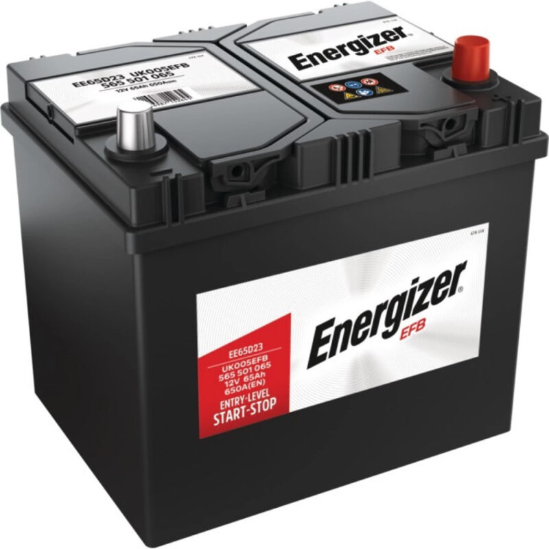 Akumulator rozruchowy EFB - 12V 65Ah 650A EN D23 prawy+ - 31307221 - ENERGIZER