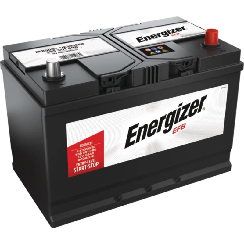 Akumulator rozruchowy EFB - 12V 85Ah 800A EN D31 prawy+ - 31307225 - ENERGIZER