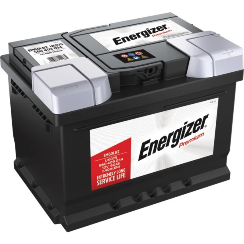 Akumulator rozruchowy - EM60LB2 12V 60Ah 540A EN prawy+ - 31307233 - ENERGIZER