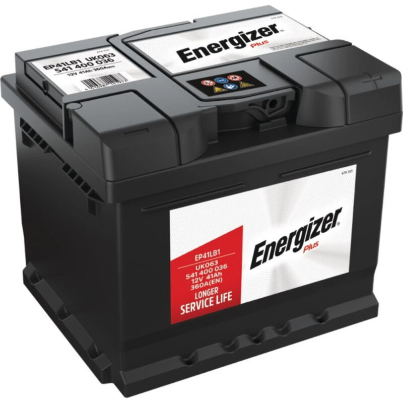 Akumulator rozruchowy - EP41LB1 12V 41Ah 360A EN prawy+ - 31307251 - ENERGIZER