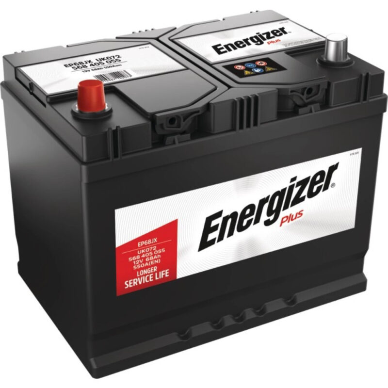 Akumulator rozruchowy - EP68JX 12V 68Ah 550A EN lewy+ - 31307267 - ENERGIZER