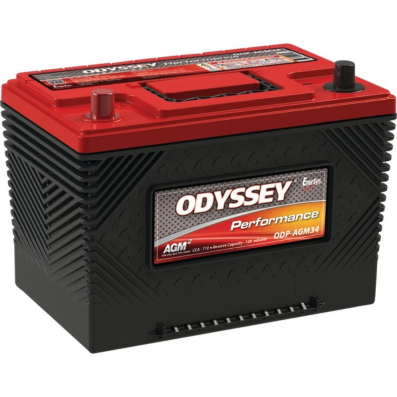 Akumulator rozruchowy AGM TPPL - ODP-AGM34 12V 61Ah 792A CCA lewy+ - 31310073 - ODYSSEY