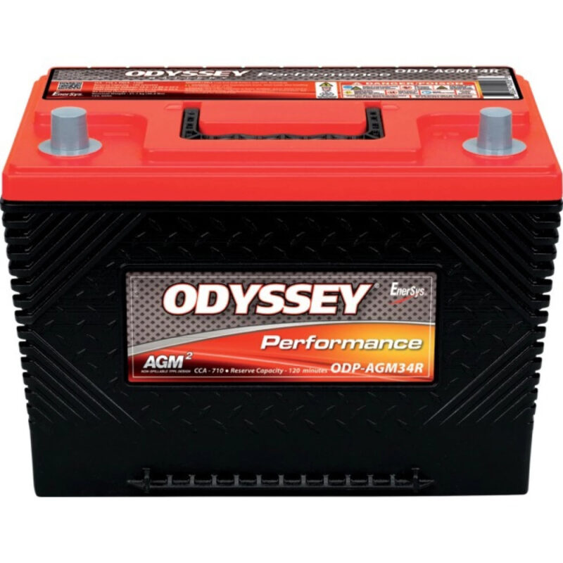 Akumulator rozruchowy AGM TPPL - ODP-AGM34R 12V 61Ah 792A CCA prawy+ - 31310074 - ODYSSEY