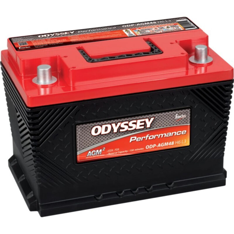Akumulator rozruchowy AGM TPPL - ODP-AGM48 H6 L3 12V 69Ah 720A CCA prawy+ - 31310077 - ODYSSEY