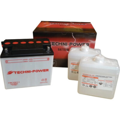 Akumulator rozruchowy kwasowo-ołowiowy - 12V 28Ah C60-N24L-A prawy+ - 31311028 - TECHNI-POWER