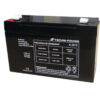 Akumulator żelowy - 6V 12Ah lewy+ - 31313000 - TECHNI-POWER
