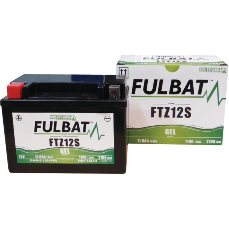 Akumulator żelowy - YTZ12S 12V 11Ah 210A EN lewy+ - 31313095 - FULBAT